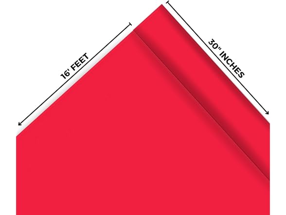 Amscan Red Jumbo Gift Wrap