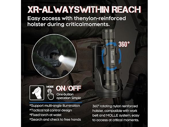 SABERTOOTH Tactical Flashlight