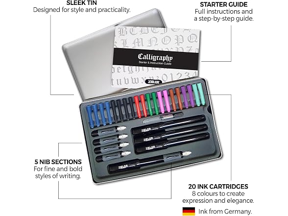 Zieler Ultimate Calligraphy Pen Gift Set (32 pieces)