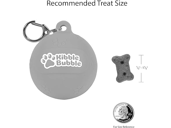 Kibble Bubble Dog Treat Pouch Ball
