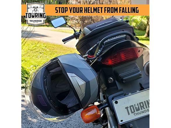 Touring Thunder Motorcycle Helmet Lock - High Security