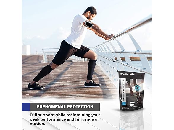 POWERLIX Calf & Shin Sleeves 2-Pack
