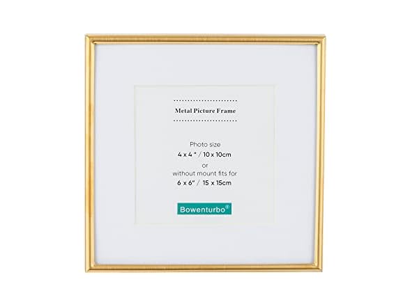 Square Metal Picture Frame 6"x6"