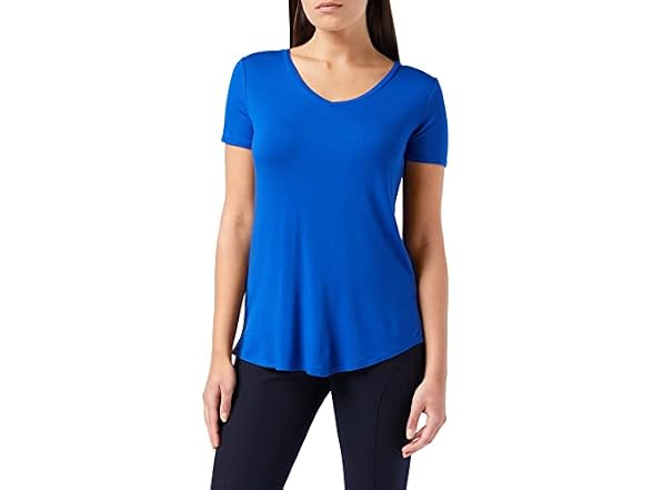 Amazon Essentials Women Relaxed-Fit V-Neck Shirt
