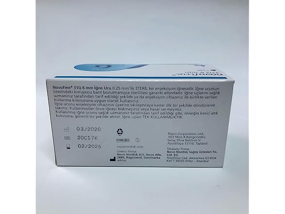 Novofine 6mm 31G Pen Needles
