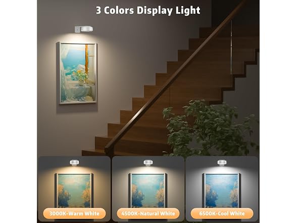 Lightbiz Picture Light White 3 Pcs