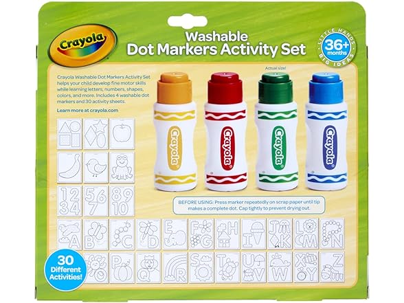 Crayola Washable Dot Markers Activity Set