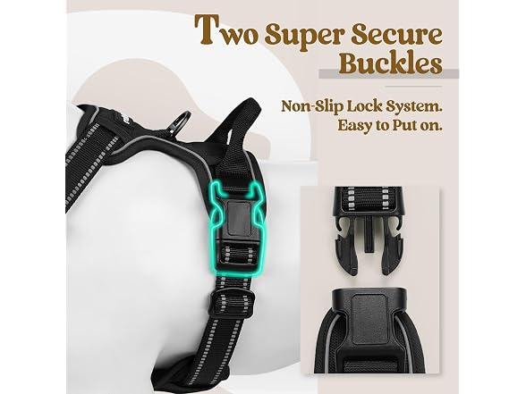 rabbitgoo Dog Harness, No Pull Medium Sized