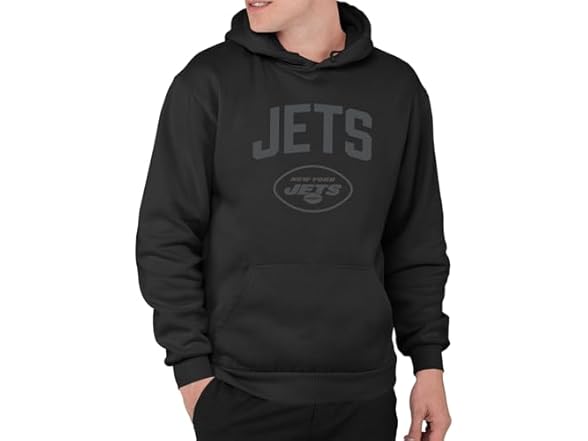 NFL Blackout Logo Hoodie Black