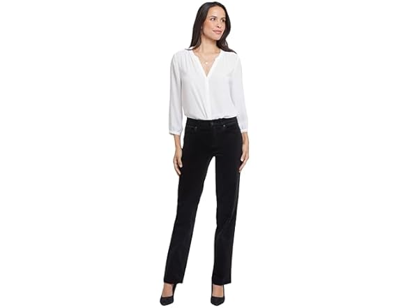 NYDJ Marilyn Velvet Jeans Black (18)