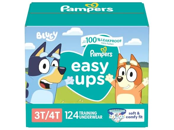 Pampers Easy Ups 3T-4T 124ct