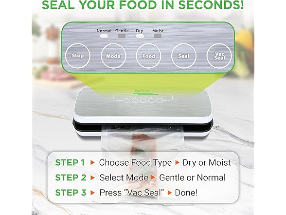 NutriChef Automatic Food Vacuum Sealer
