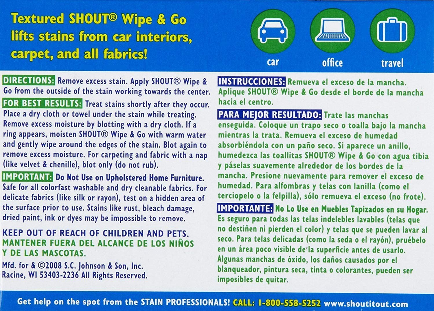 Shout Wipe & Go Instant Stain Remover - Gallery 4