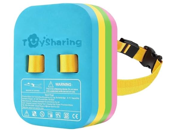 Swim Belt Kids Back Float Water Bubble