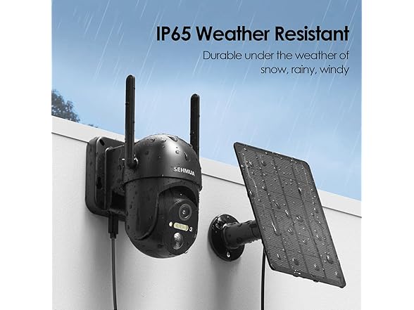 SEHMUA Solar Outdoor Camera