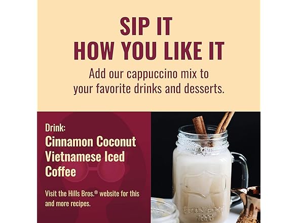 Hills Bros Instant Double Mocha Cappuccino Mix