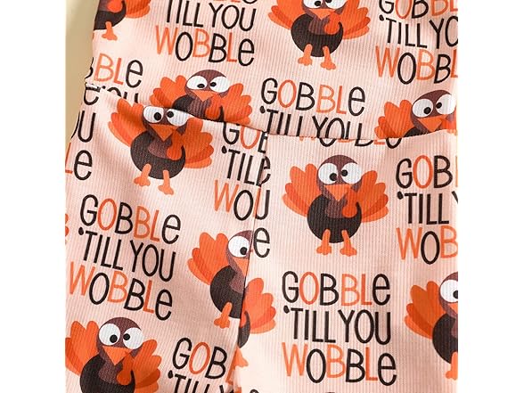 Toddler Girl Thanksgiving Romper Set