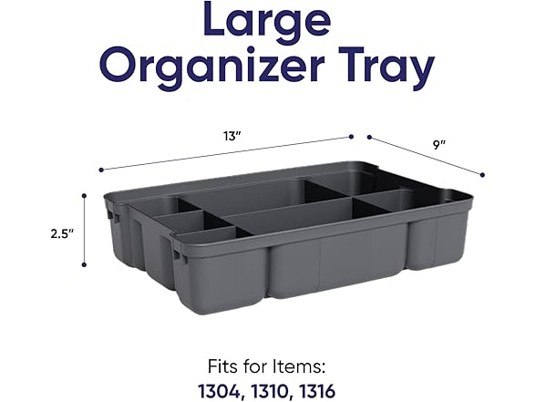 Superio Storage Container Organizing Tray