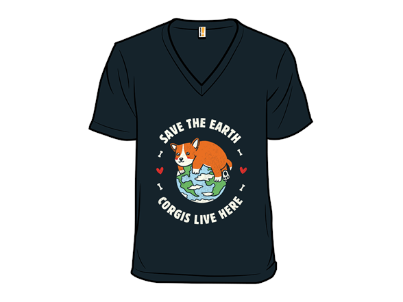 Save the Earth Corgis Live Here