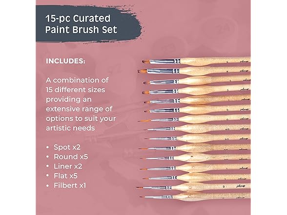 Pink Picasso Painting Brush Kit