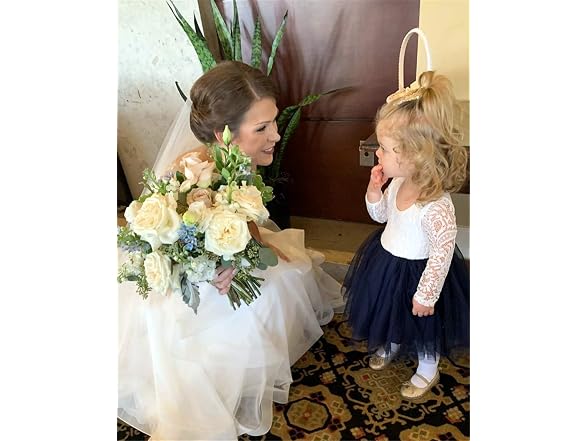 2Bunnies (4T) Girl Peony Lace Back A-Line Dress