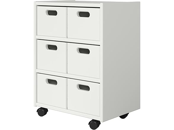 Jela Solid Wood Roll Cart Cubby