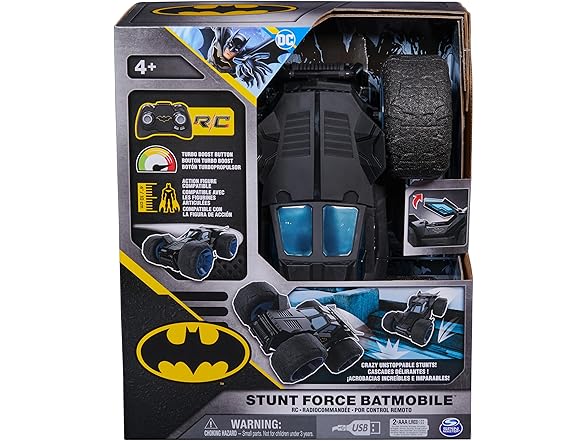 Batman Stunt Force Batmobile, Indoor RC Car
