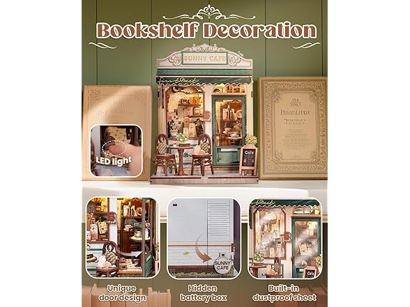 Sunny Cafe Book nook kit