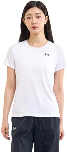 Under Armour Women's Tech Short Sleeve Crew, (100) White / / Black, 1X