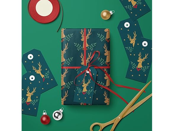 WRAPAHOLIC Christmas Wrapping Paper Roll