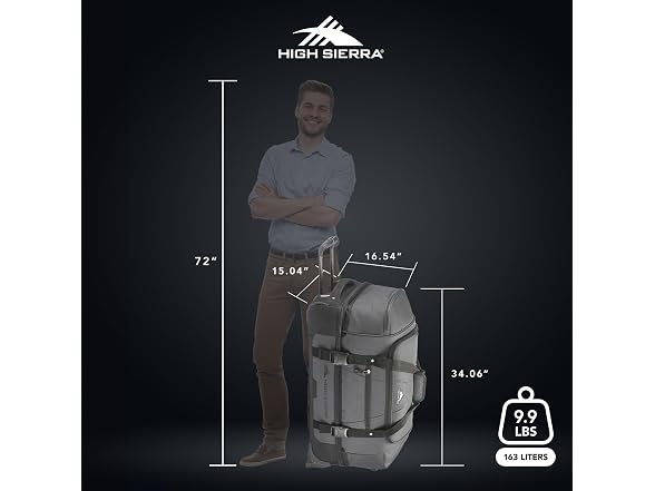 High Sierra 34” Wheeled Rolling Duffle Bag