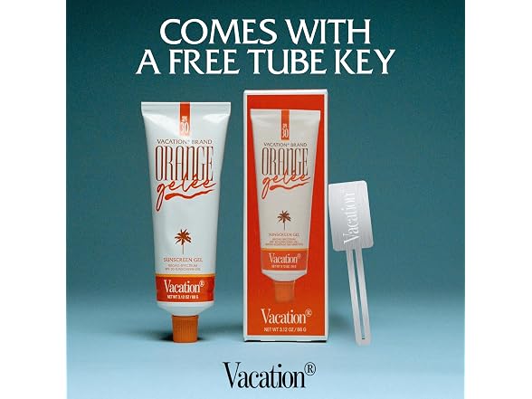 Vacation Orange Gelee SPF 30 Gel and Tube Key