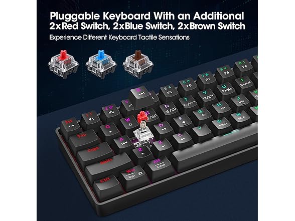 KOORUI Ultra-Compact Mechanical Keyboard
