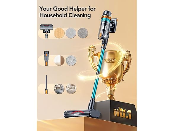 QikCln 450W Cordless Vacuum Cleaner