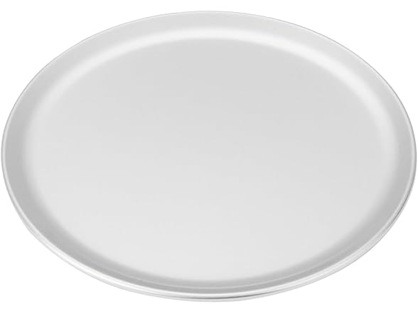 Restaurantware Aluminum Coupe Pizza Pan, 9 In, 12 Pack
