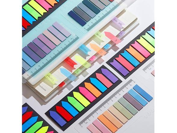 SIXRARI 1600 Pieces Page Markers Sticky Index C