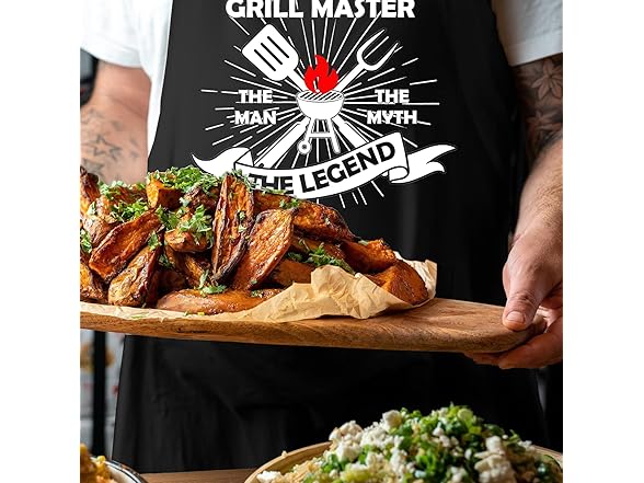 Grilling Aprons for Men, BBQ Dad Apron