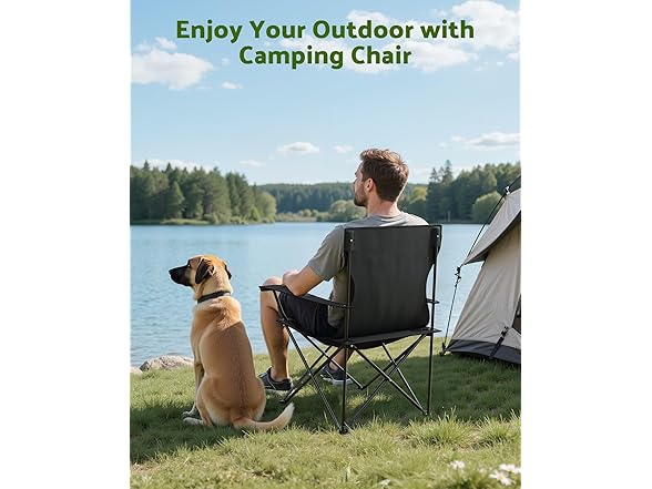 YSSOA Portable Folding Chair, 2-Pack