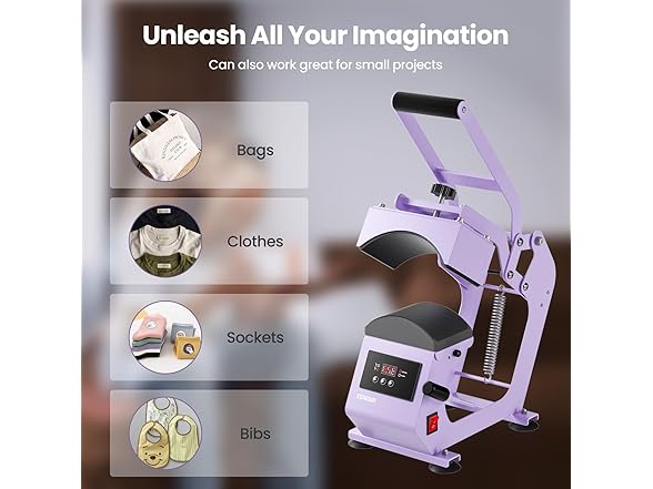 EENOUR VND05904 hat press Purple