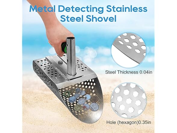 Handle Sand Scoop for Metal Detecting