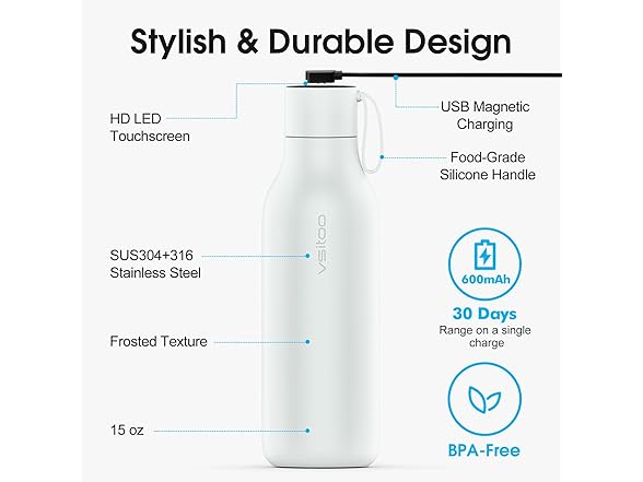 33oz Self-Cleaning Water Bottle