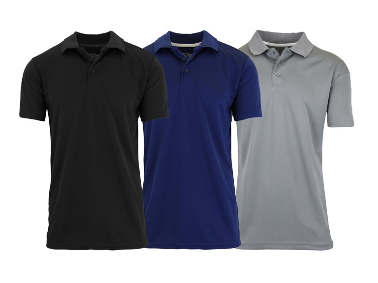 3Pk Mens S/S Performance Polo