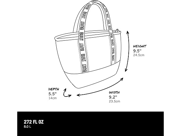 BUILT Mercer Lunch Bag Black