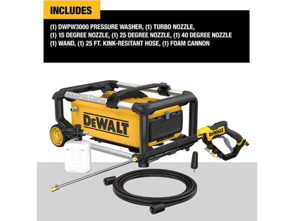 DEWALT DWPW3000 3000 PSI Pressure Washer