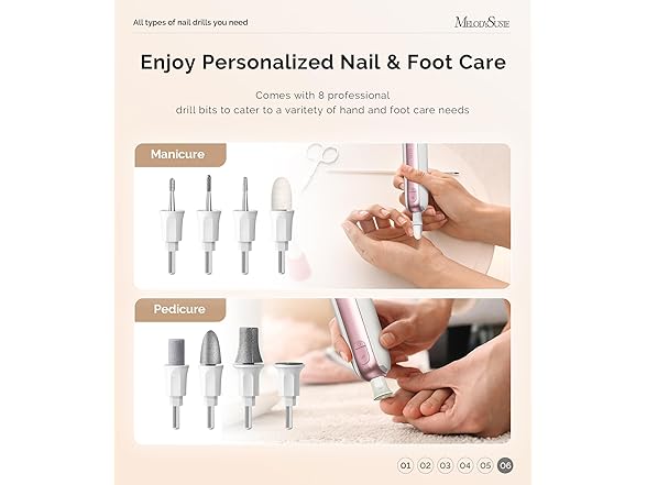 8-in-1 Electric Nail Drill Set