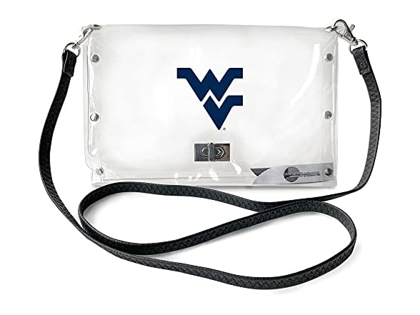UF Gators Clear Purse Black 10x6.5