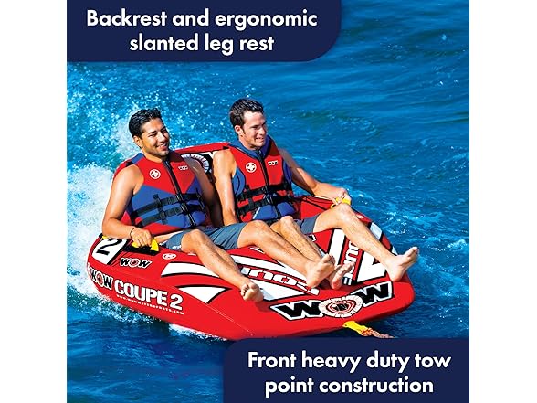 WOW Coupe Cockpit Towable Tube 1-2 Person