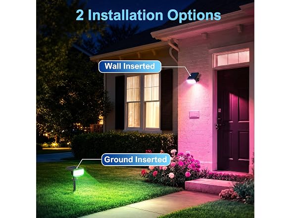JEJOT Solar Spot Lights Outdoor