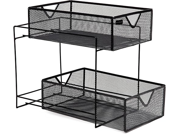 Mind Reader Metal Mesh Organizer