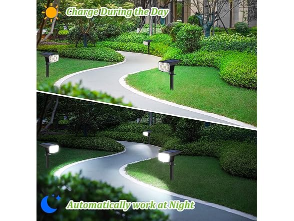 Sucolite 6-Pack Solar Spot Lights Outdoor Waterproof IP65